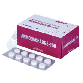 ArmodaCharge 150mg (Armodafinil Tablets) - Mednova brand packaging with blister strip
