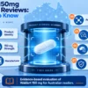 Evidence scanner showing seven factors for evaluating Waklert 150mg in Australia, including identity, strength, armodafinil and regulatory information
