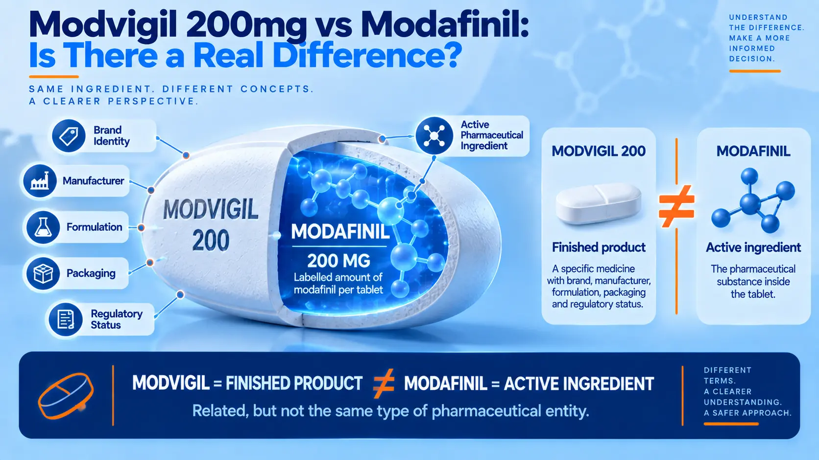 Modvigil 200mg vs Modafinil: Is There a Real Difference?