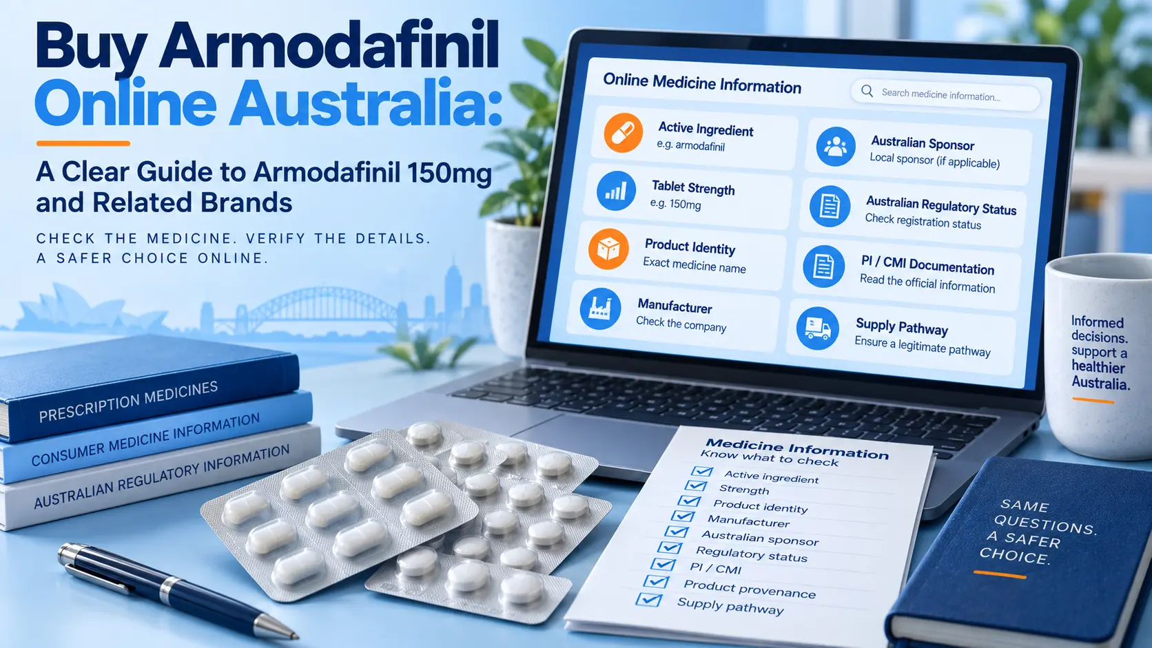 Buy Armodafinil Online Australia: A Clear Guide to Armodafinil 150mg and Related Brands